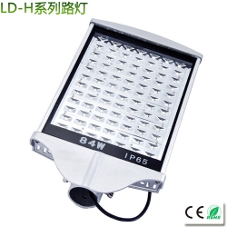 High-power LED street light 42-112W flat