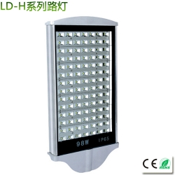 High-power LED street light 42-112W flat