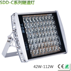 High Power LED Tunnel Light 42-112W flat